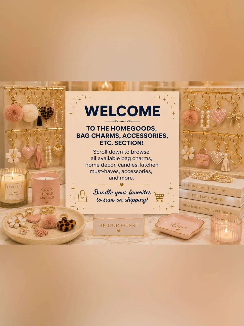 Welcome To The Bag Charms, Accessories, Candles & More 🤎